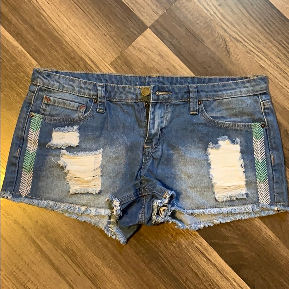 YMI fringe shorts